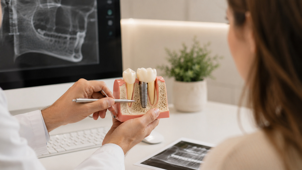 qué son los implantes dentales con poco hueso